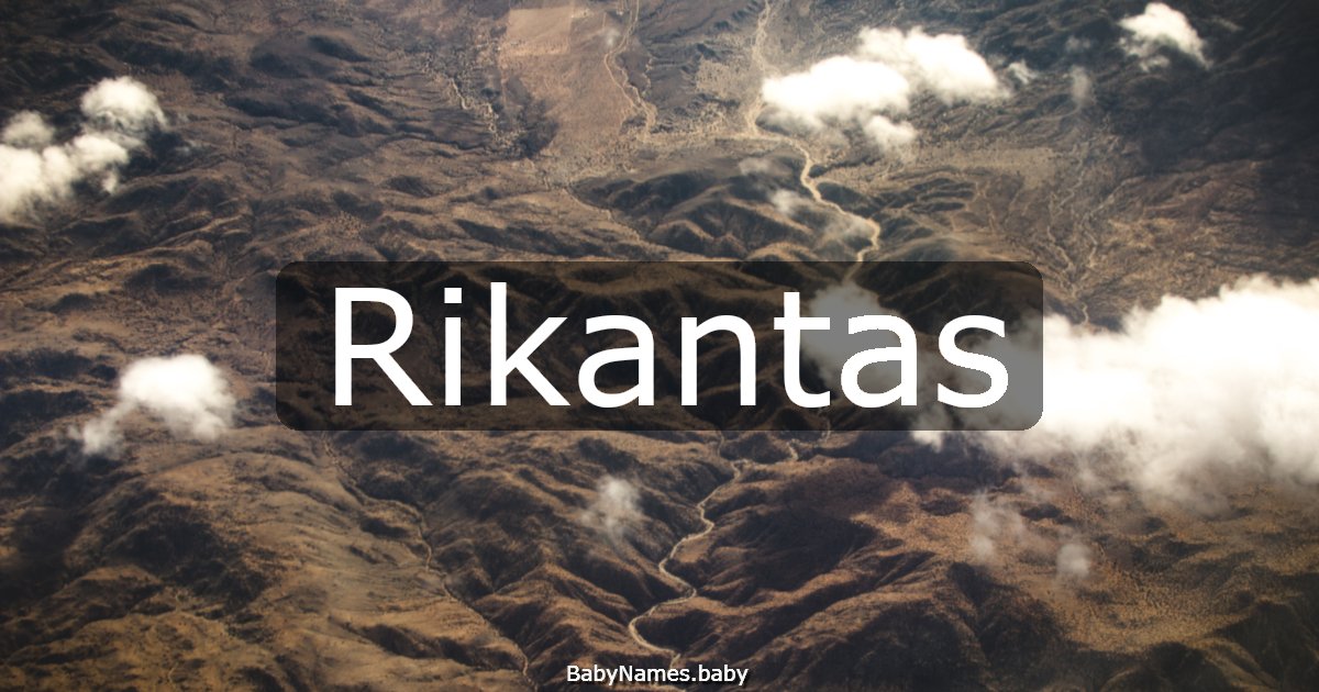 Rikantas