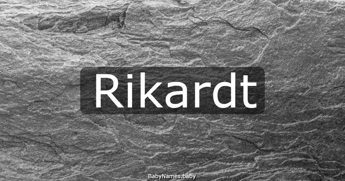 Rikardt
