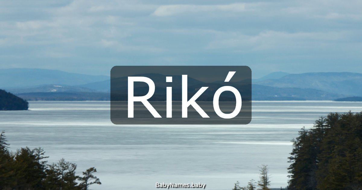 Rikó