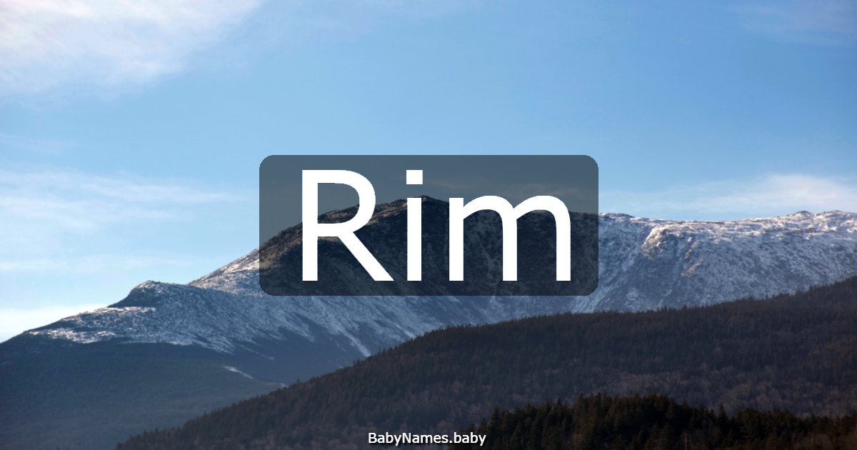 Rim