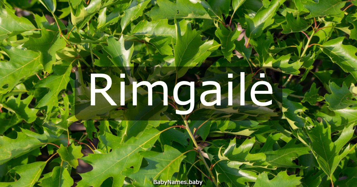 Rimgailė