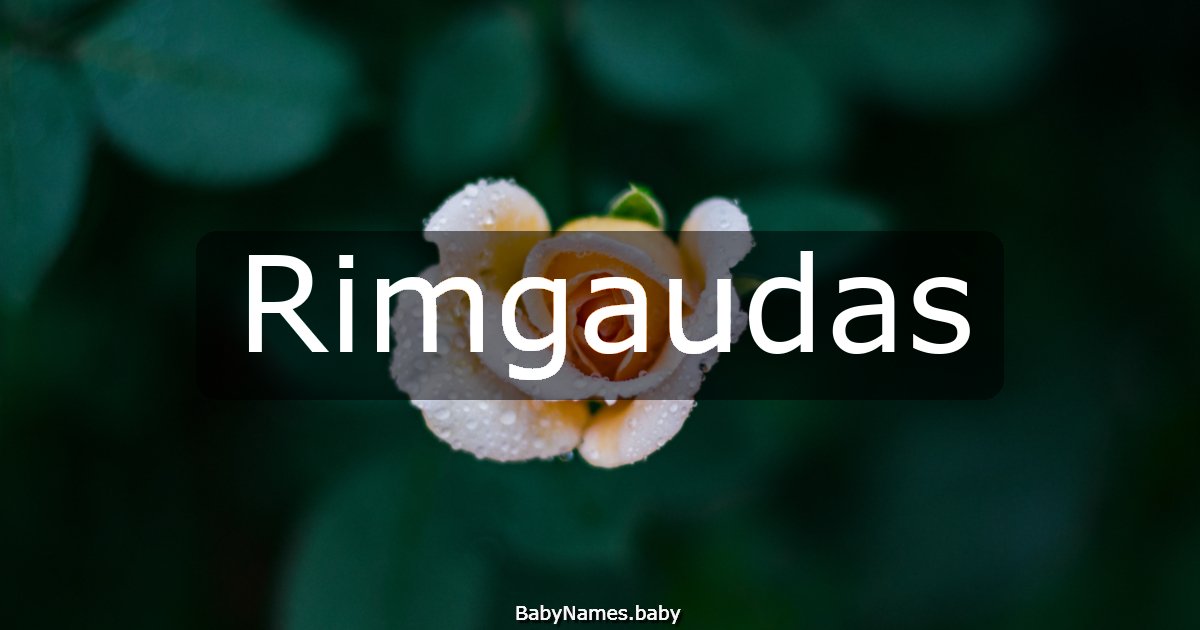 Rimgaudas