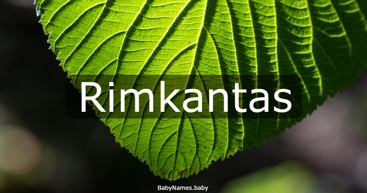 Rimkantas