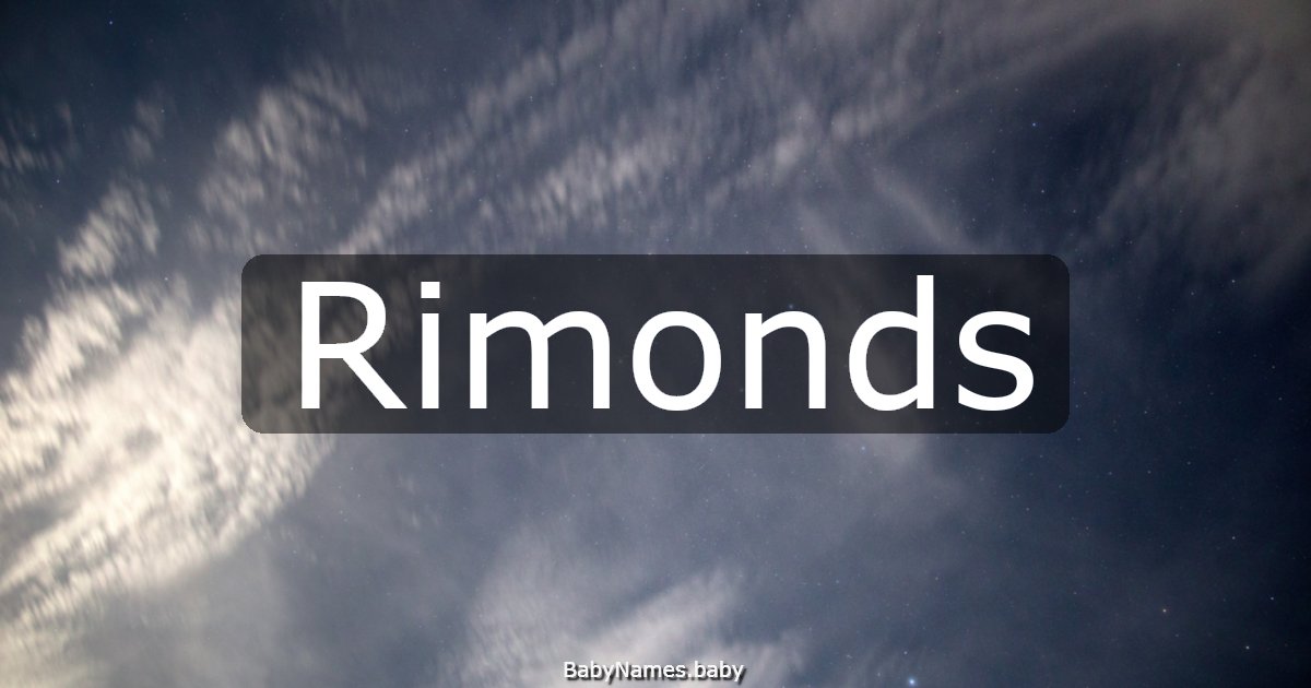 Rimonds