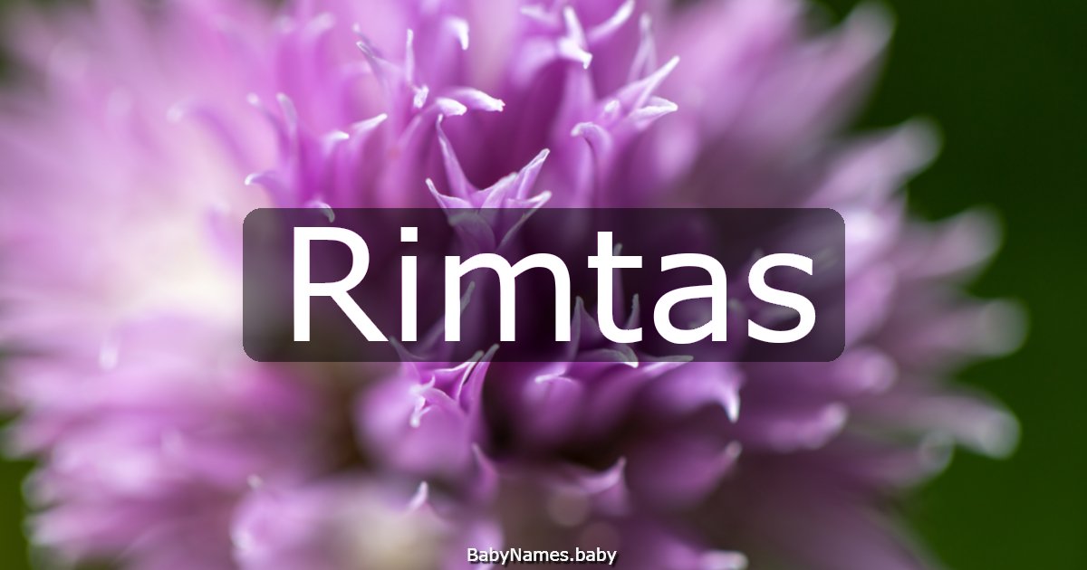 Rimtas