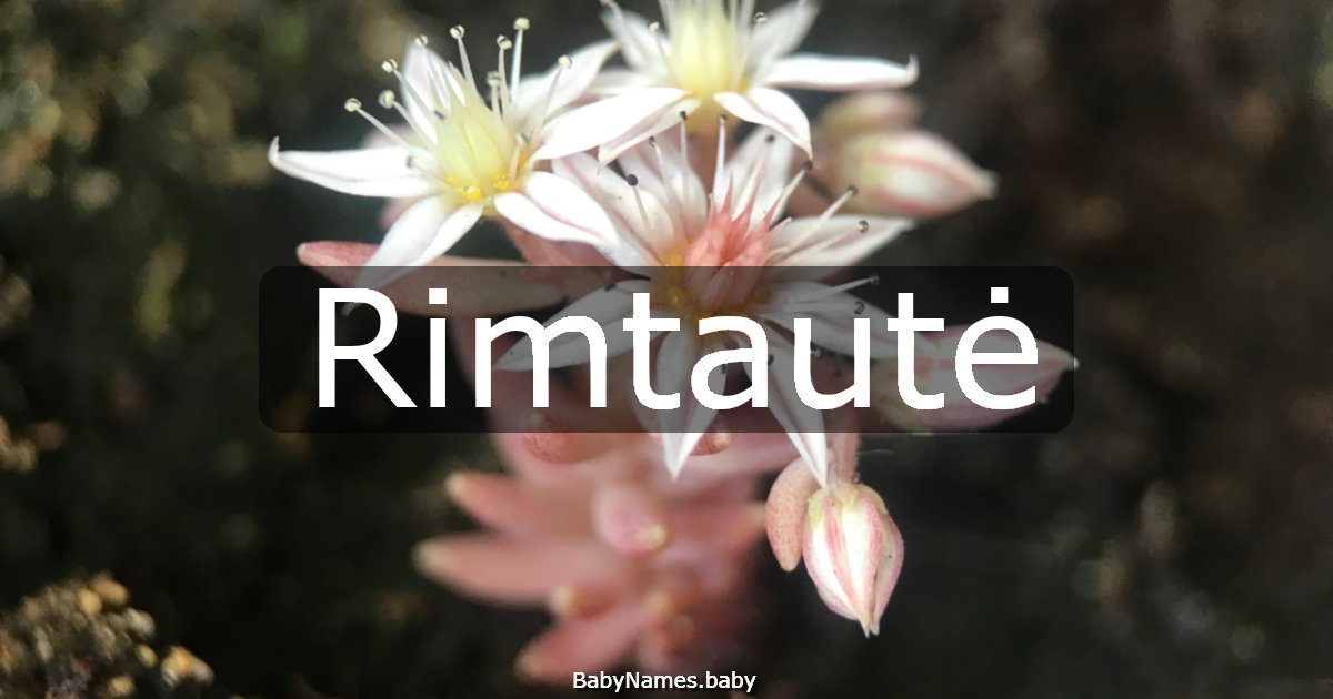 Rimtautė