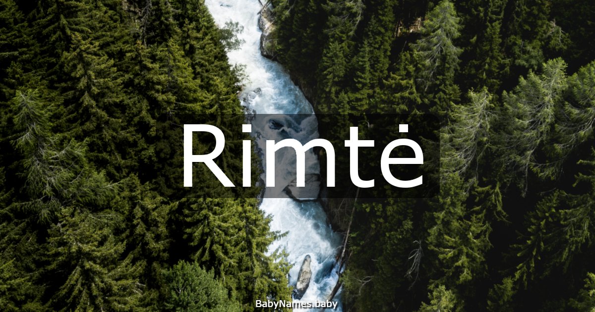 Rimtė