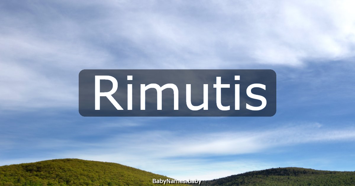 Rimutis