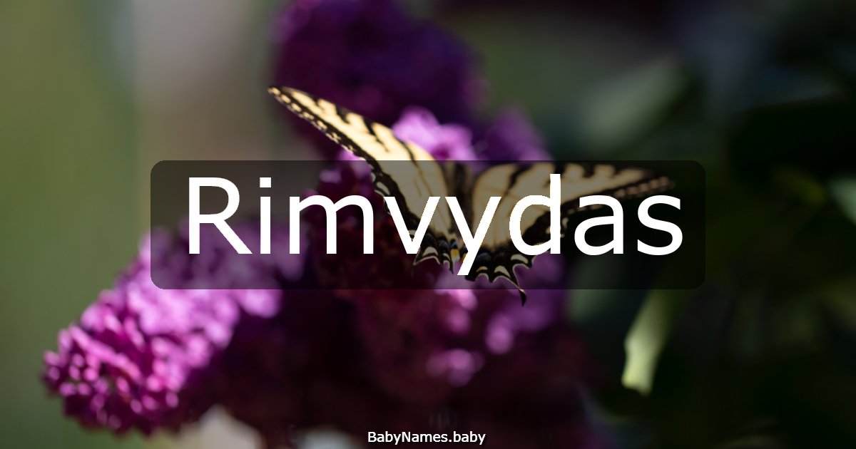 Rimvydas