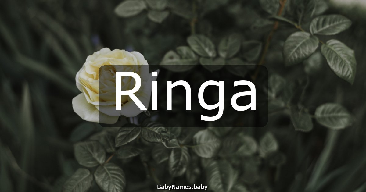 Ringa