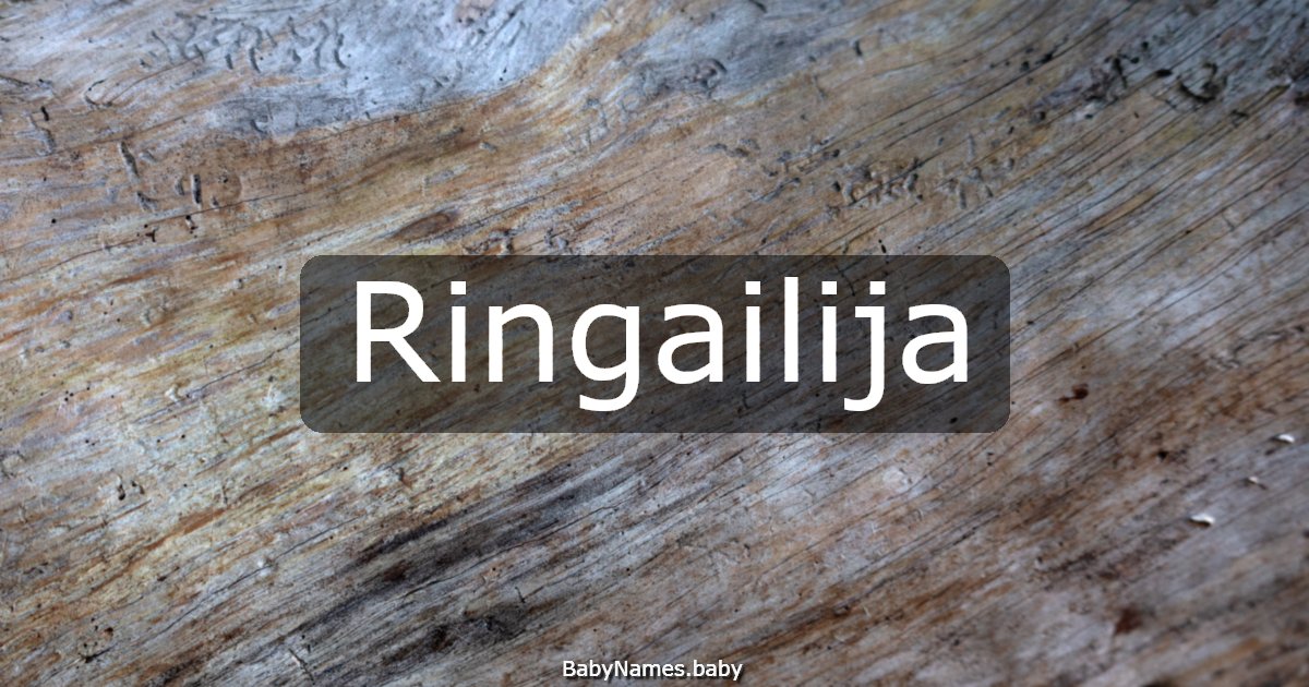 Ringailija