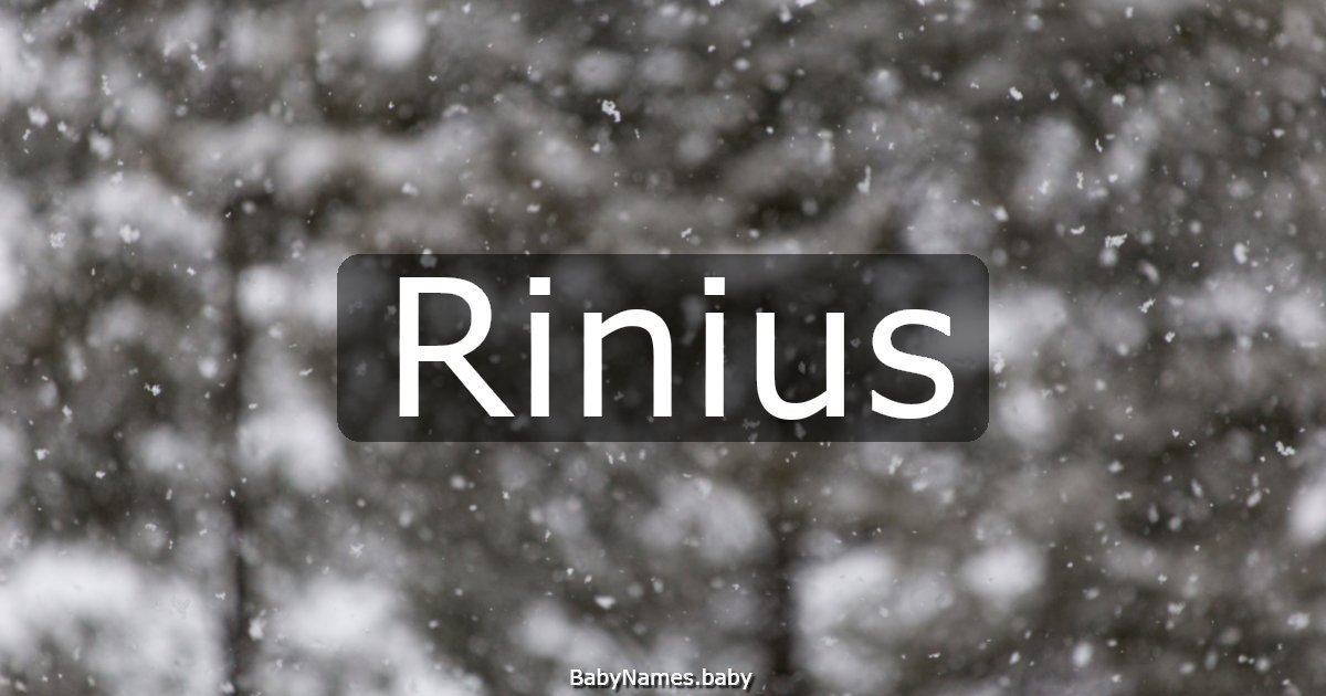 Rinius