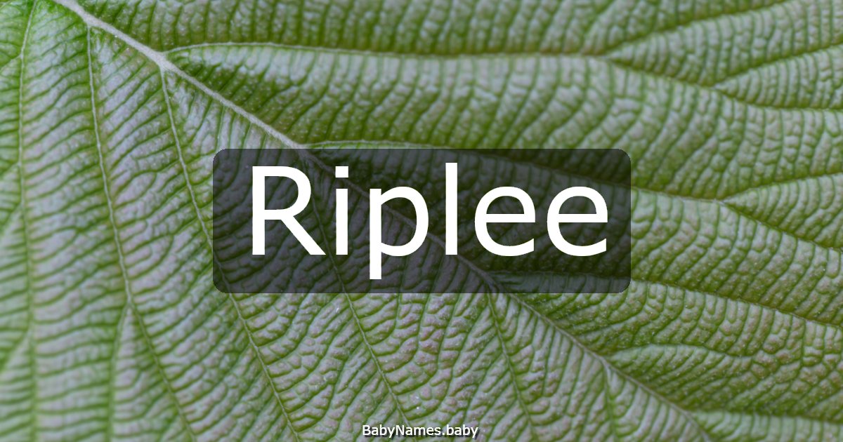 Riplee