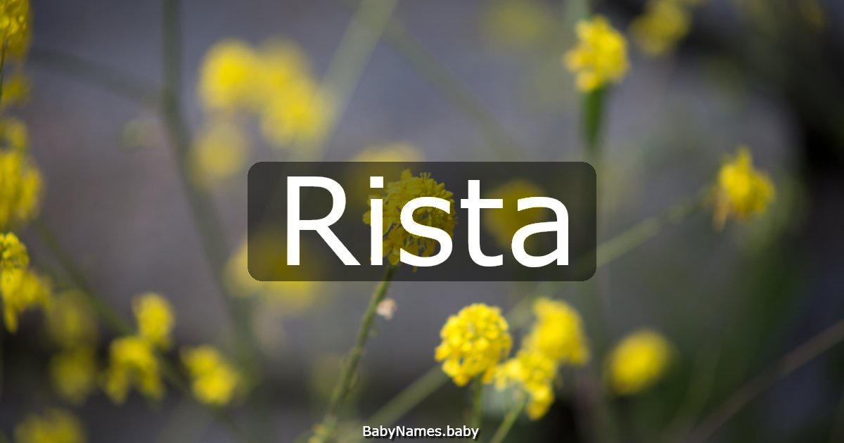 Rista