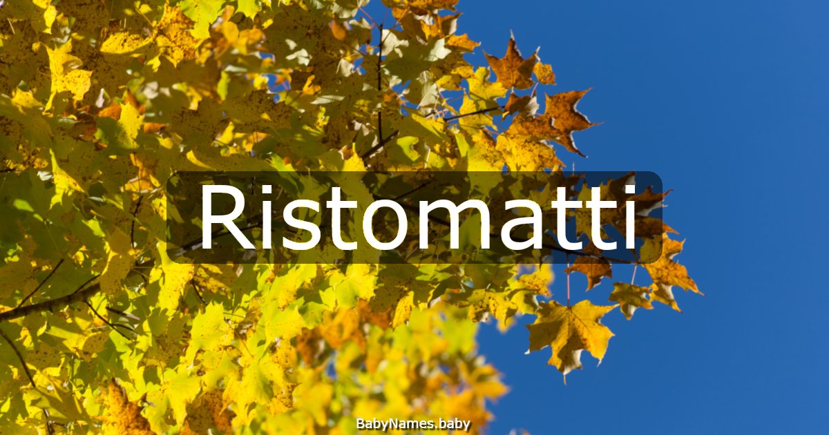 Ristomatti