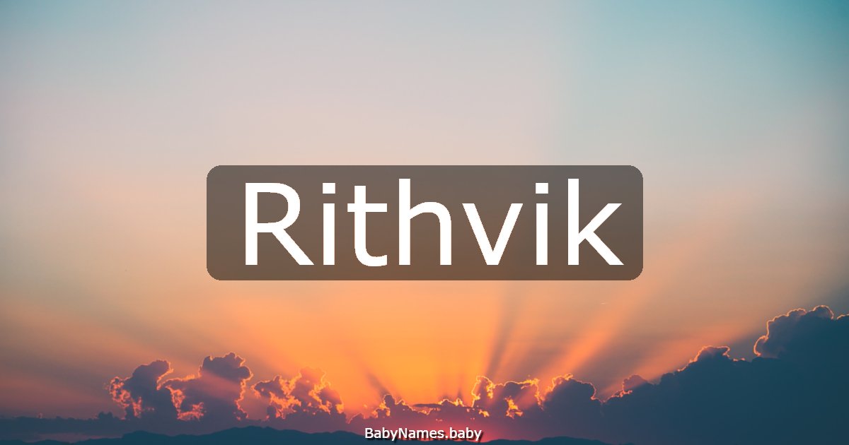 Rithvik