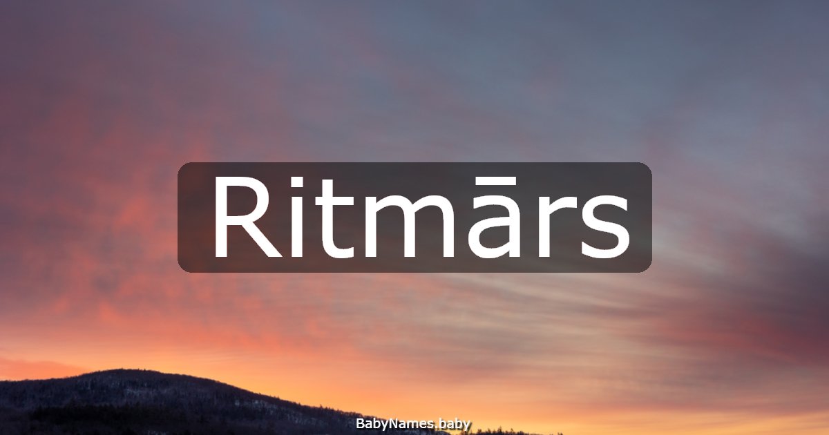 Ritmārs