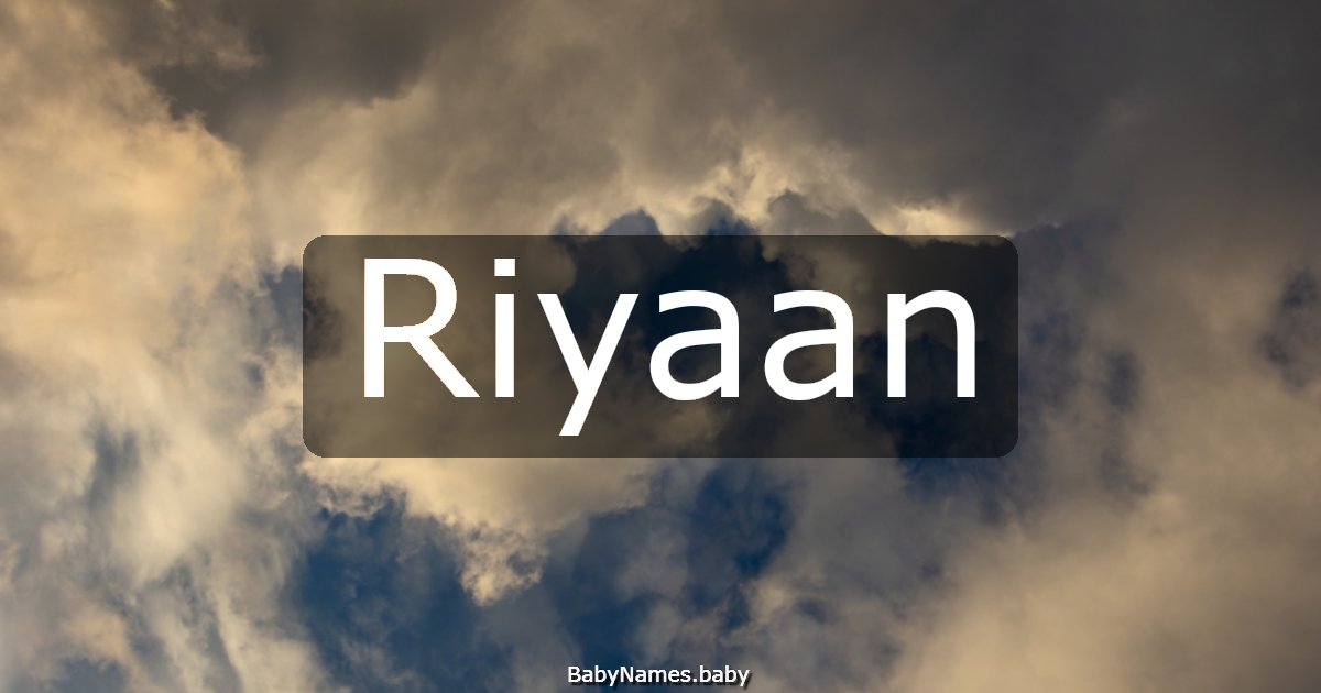 Riyaan