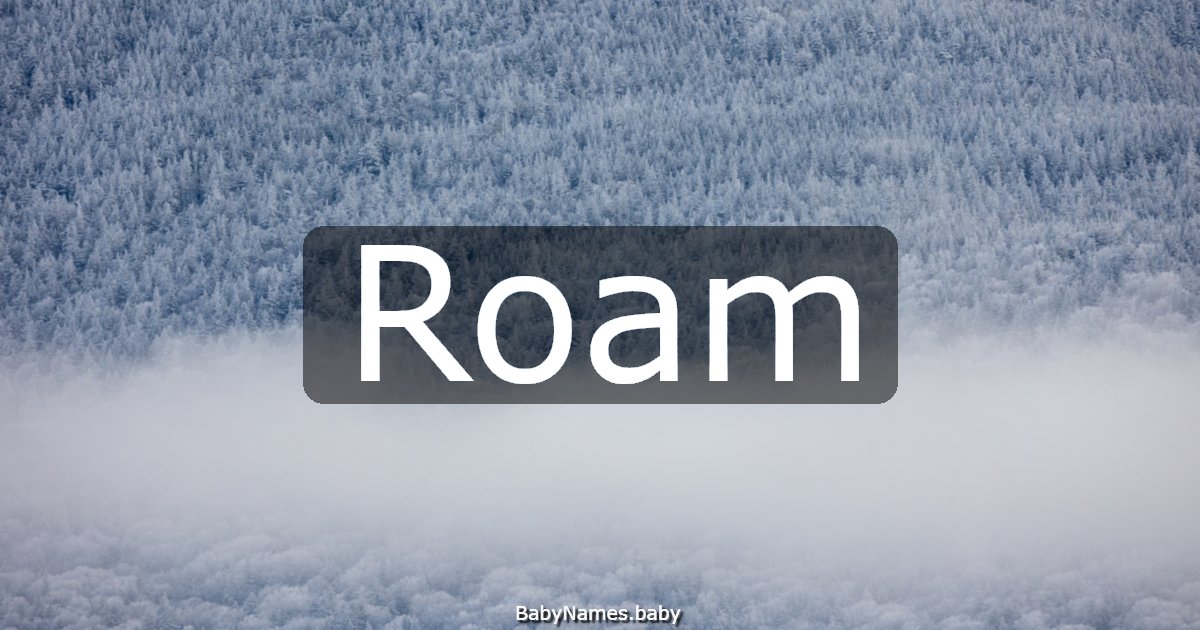 Roam