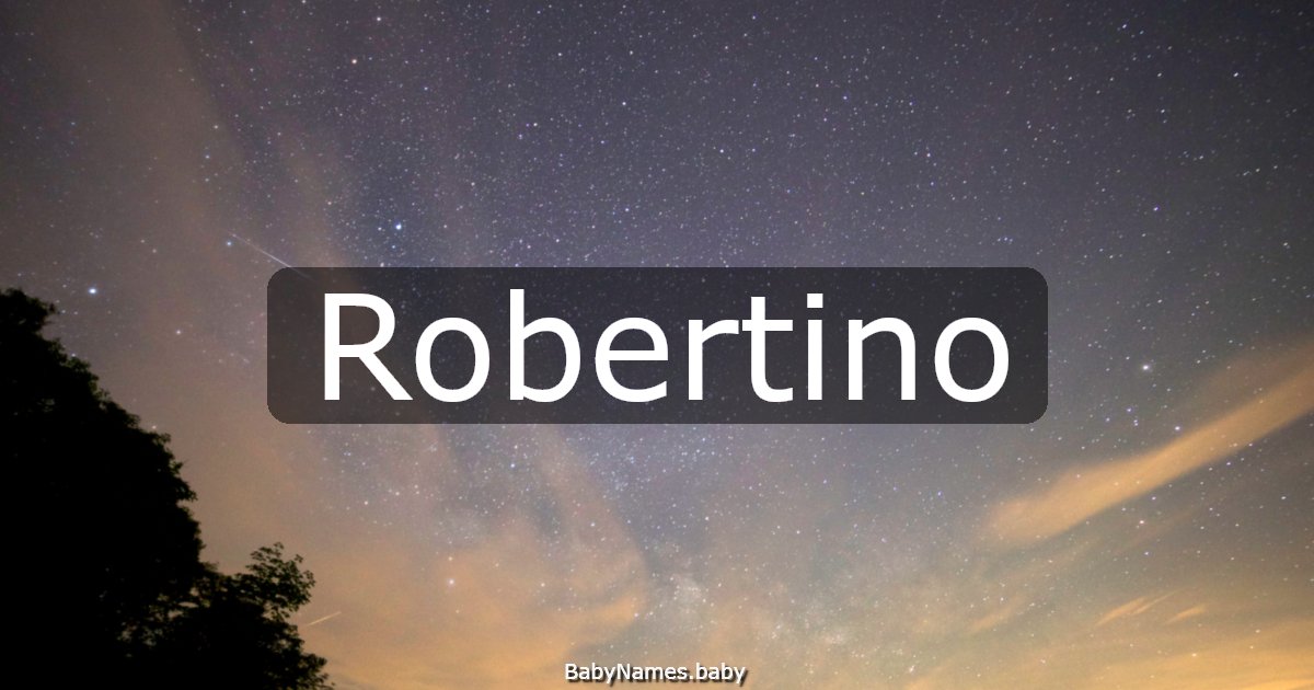 Robertino