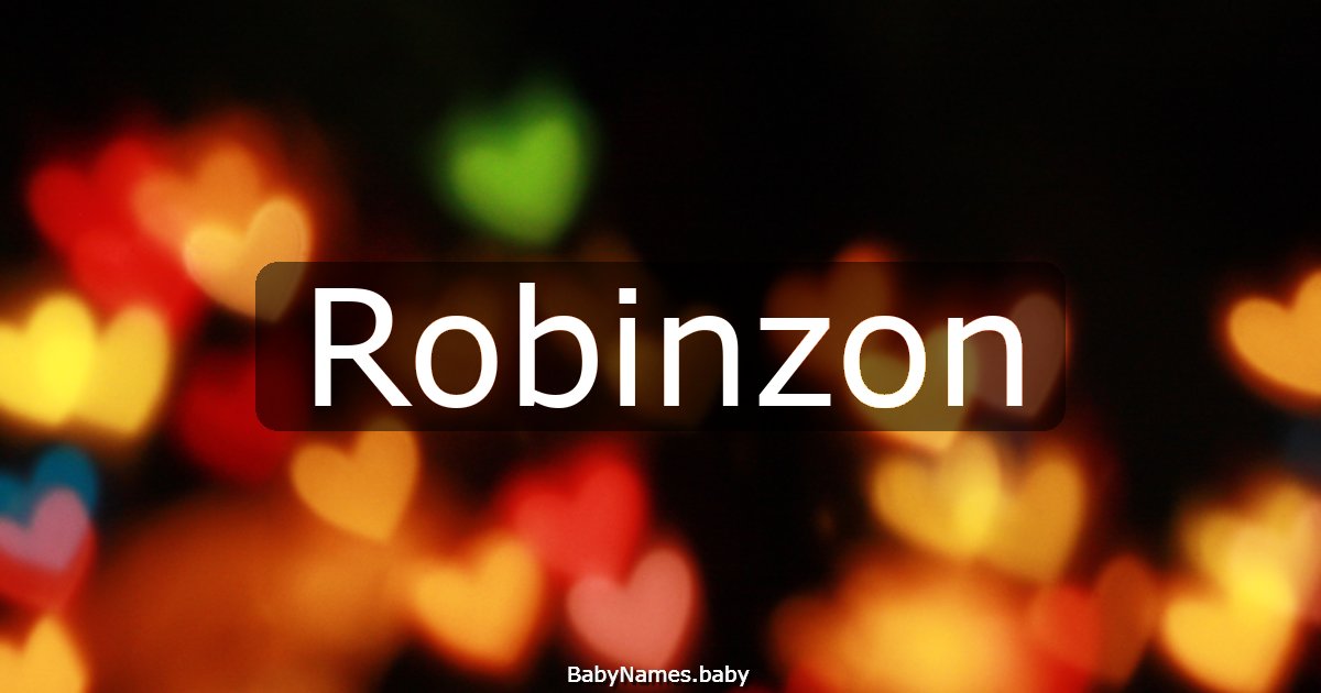 Robinzon