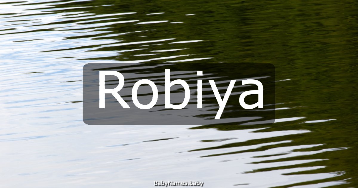 Robiya