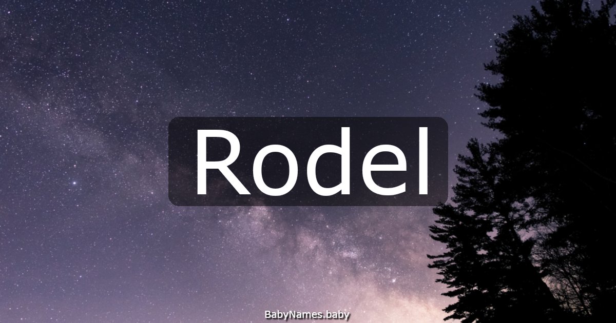 Rodel