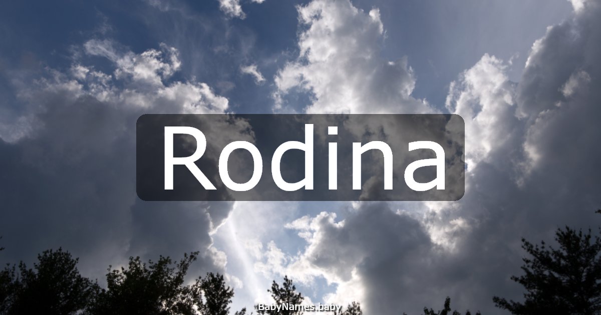 Rodina