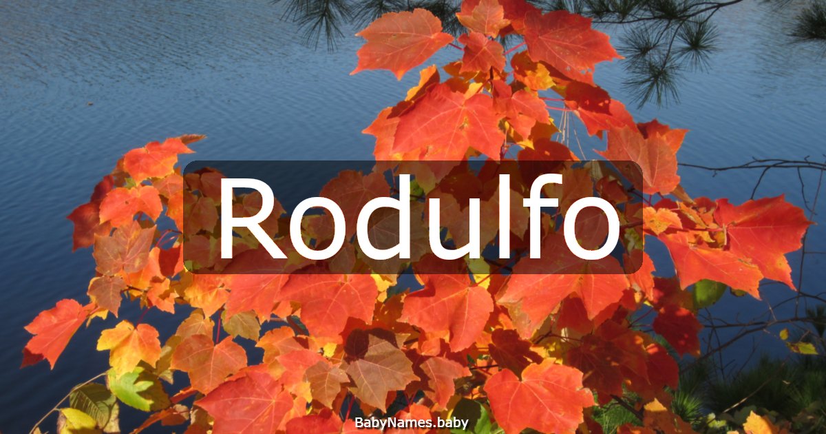 Rodulfo