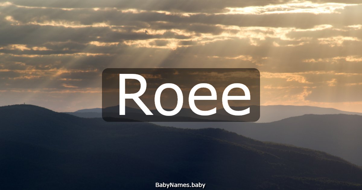 Roee