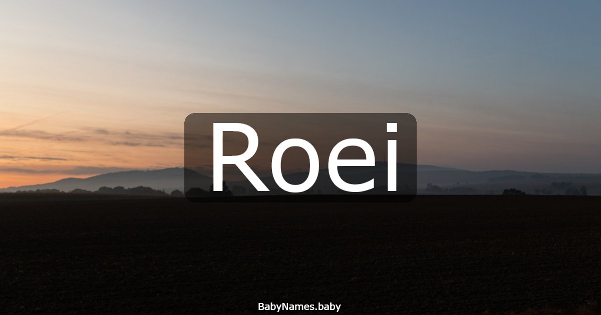 Roei