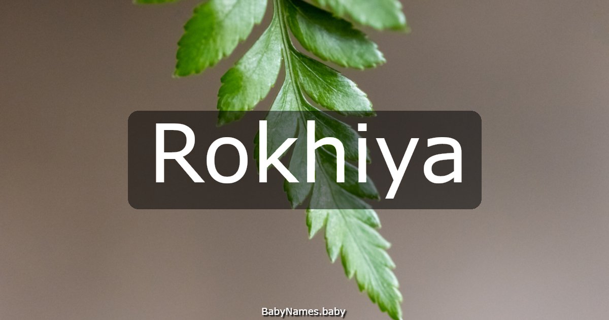 Rokhiya