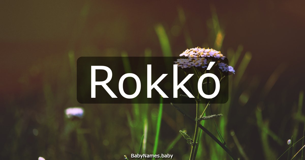Rokkó