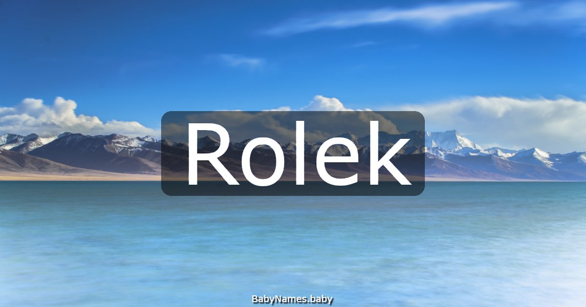 Rolek