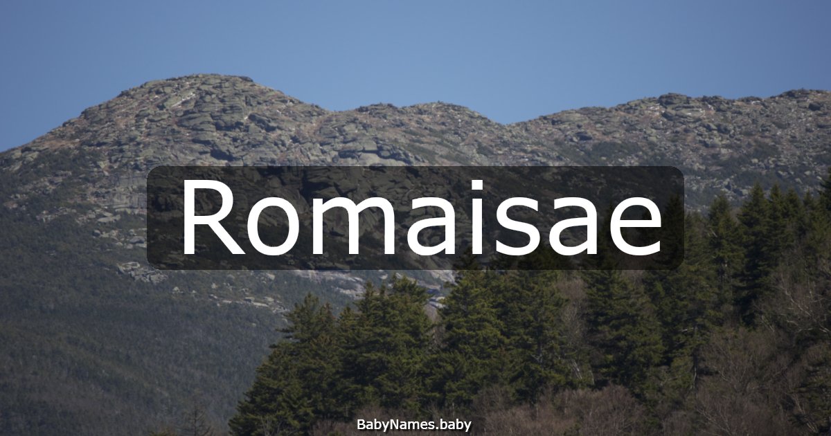 Romaisae