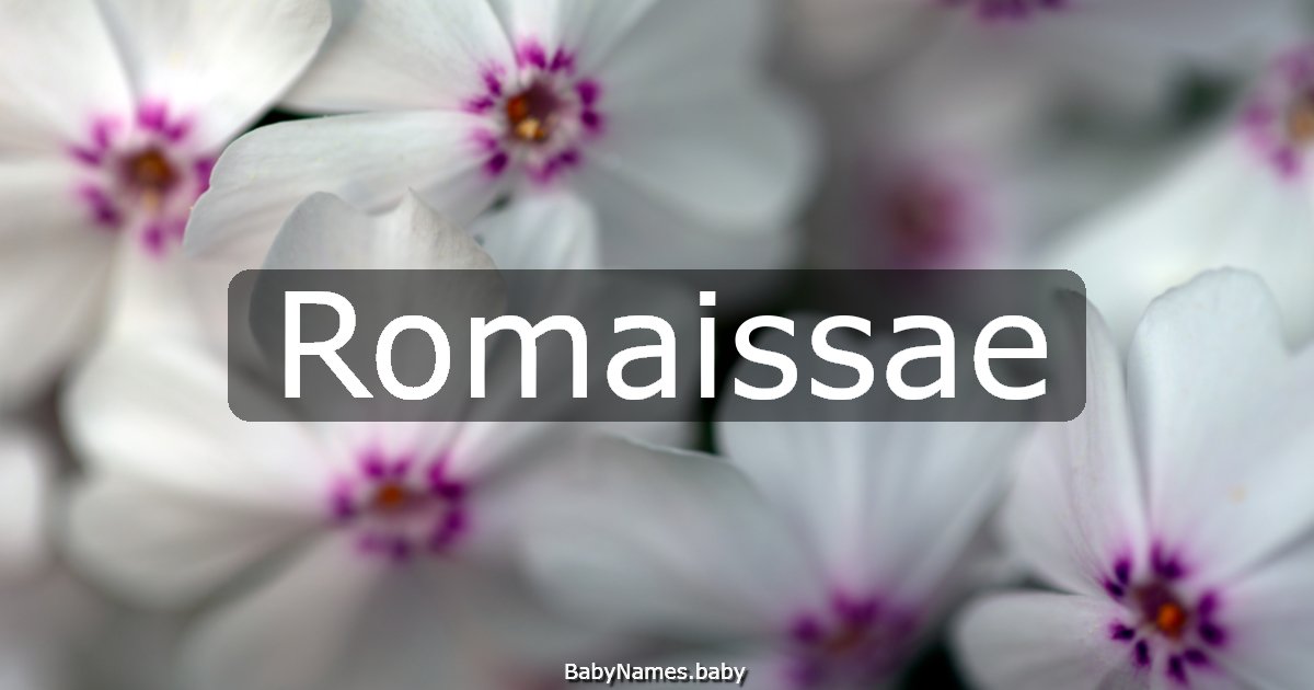 Romaissae