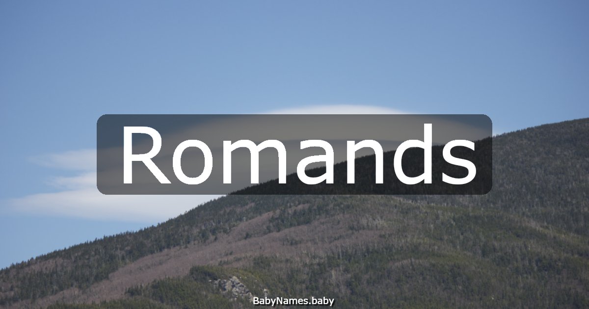 Romands