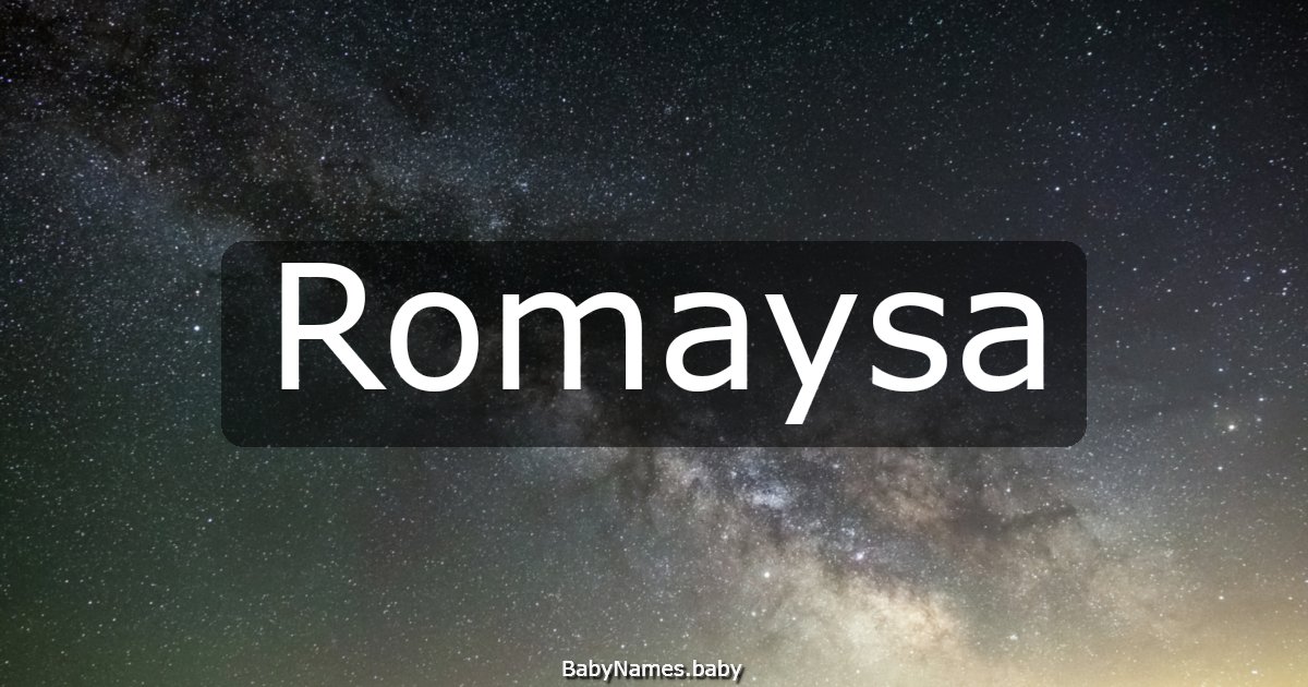 Romaysa