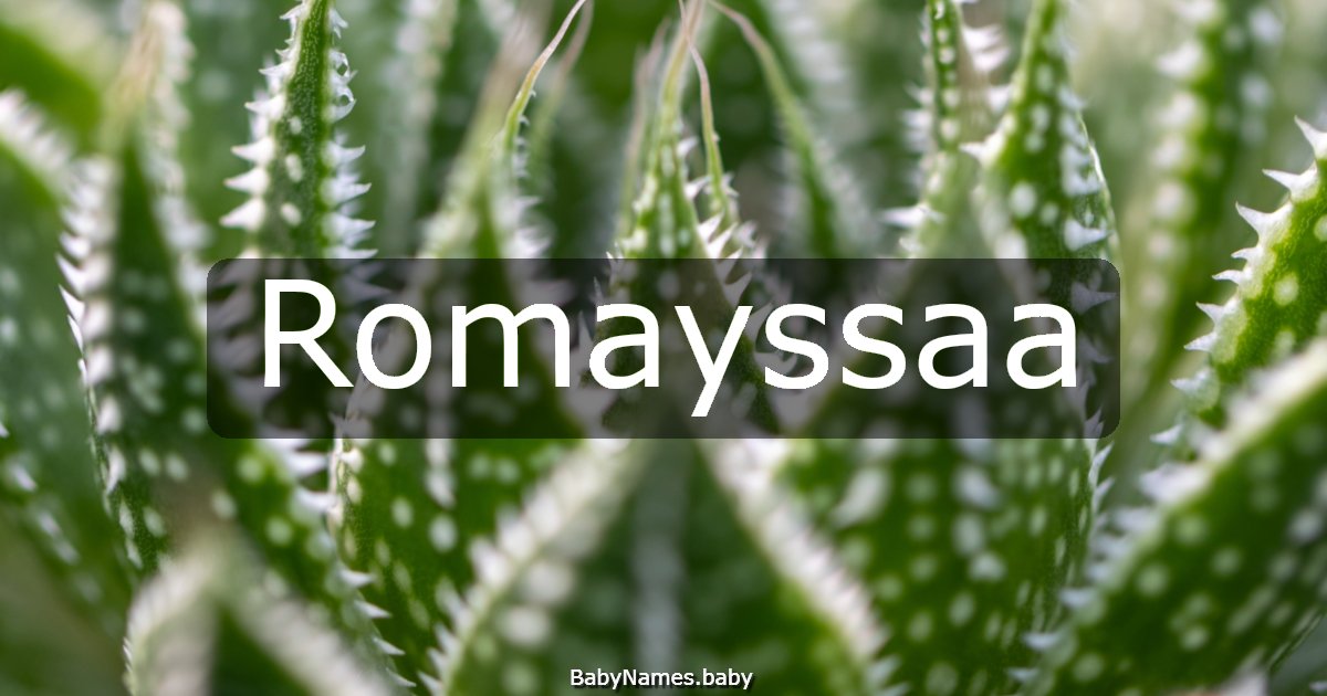 Romayssaa