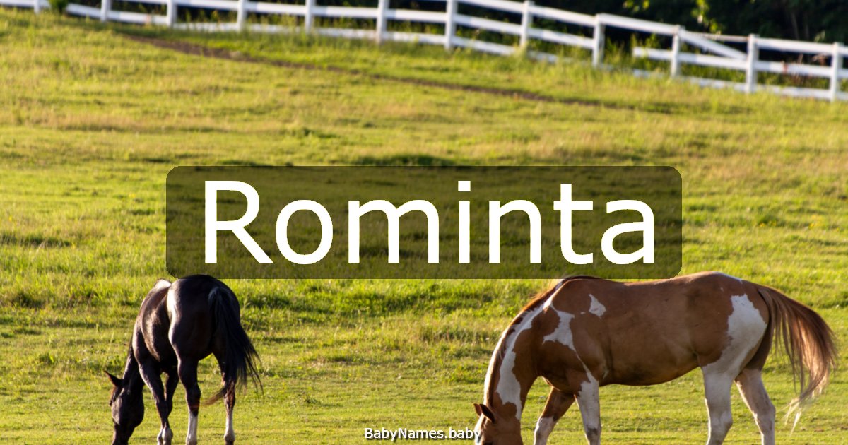 Rominta
