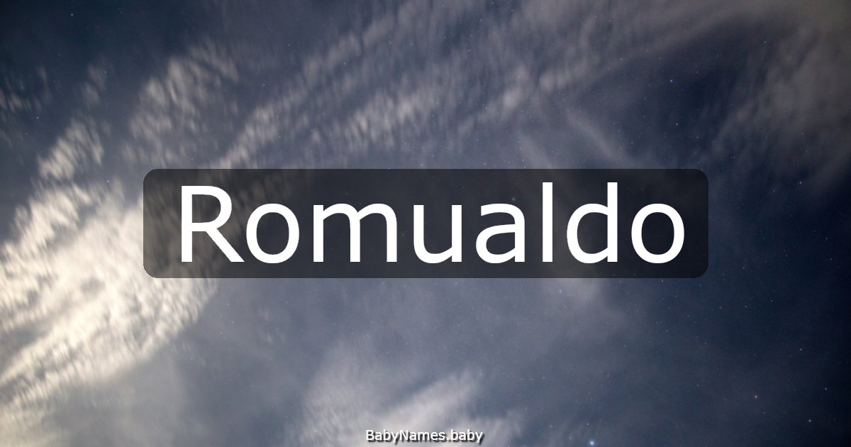 Romualdo