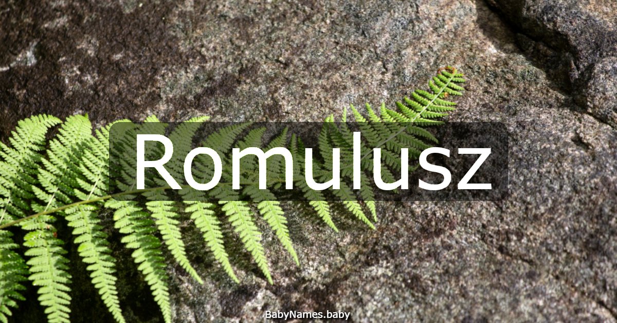 Romulusz