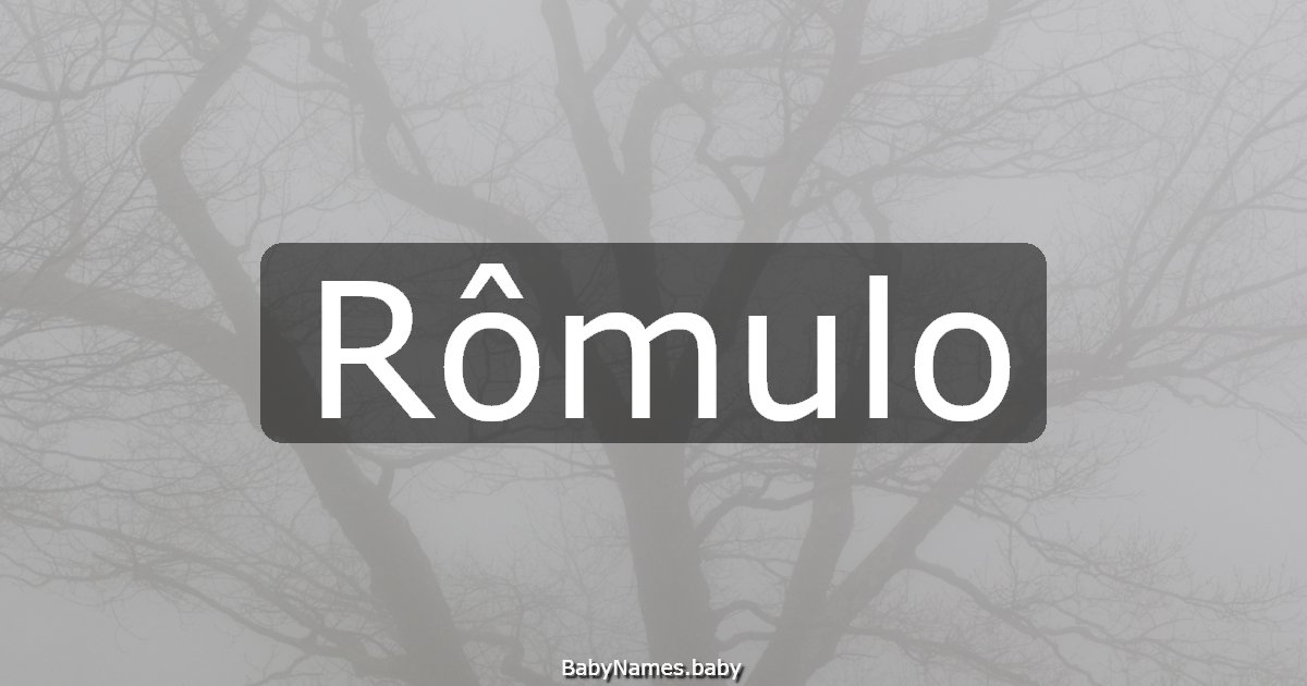 Rômulo