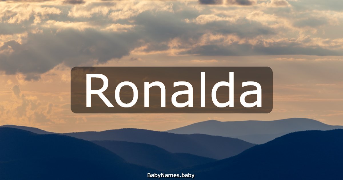 Ronalda
