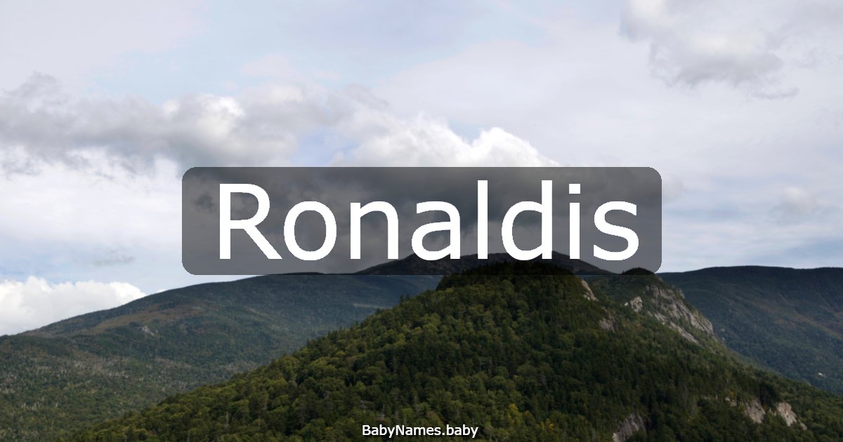 Ronaldis