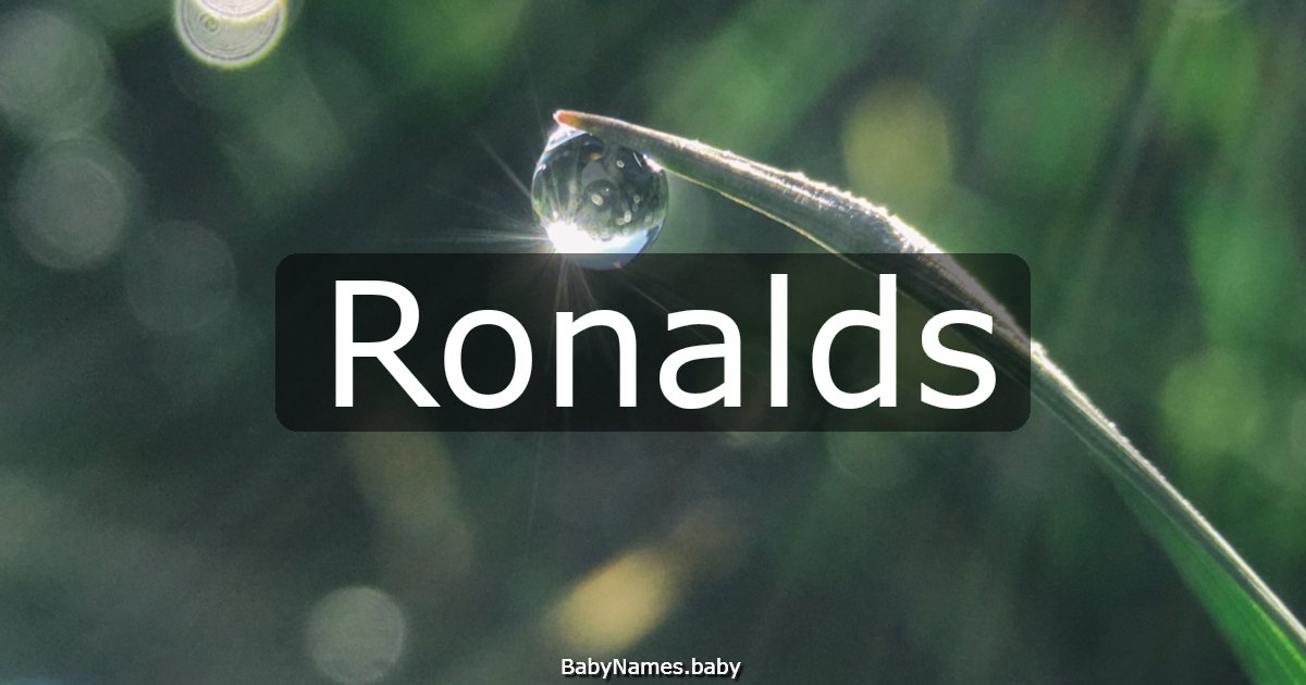 Ronalds
