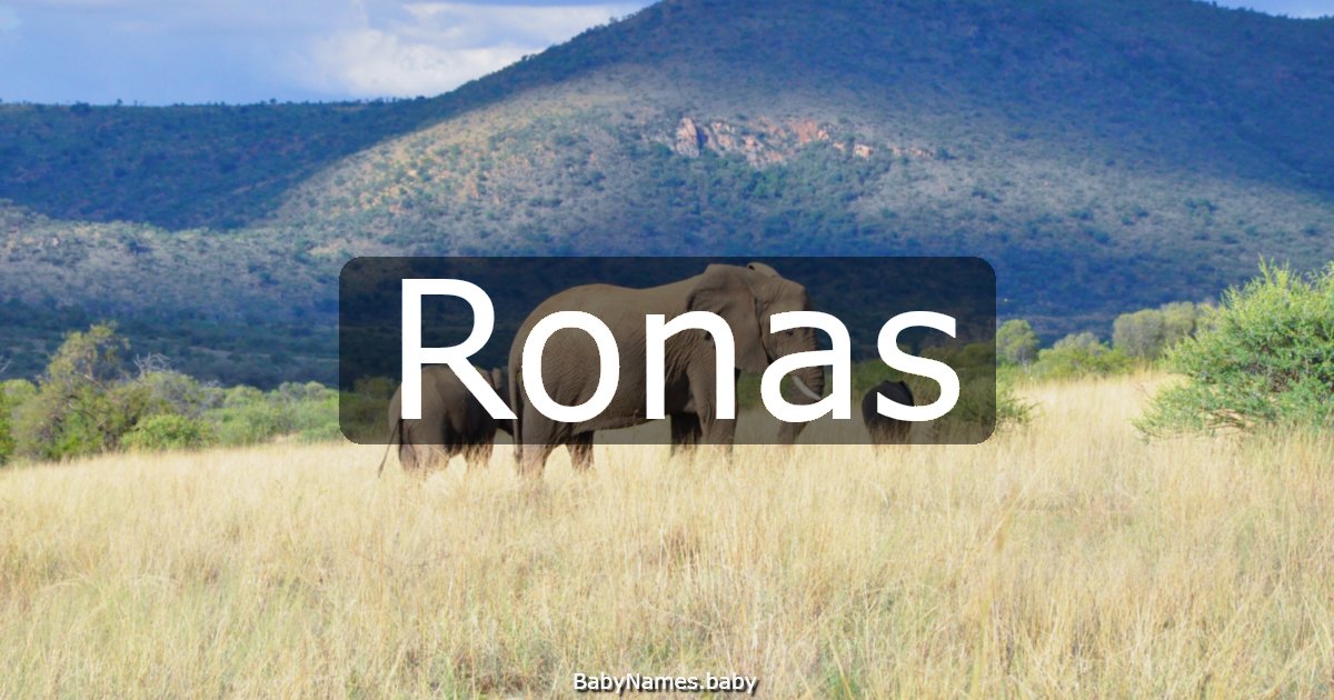 Ronas