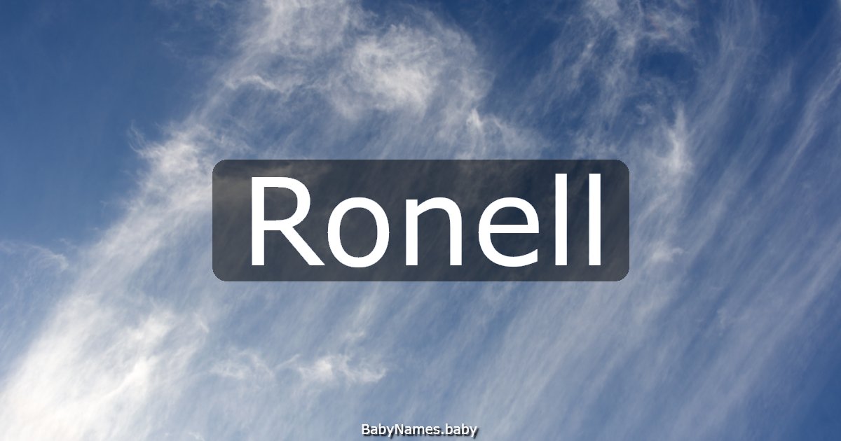 Ronell