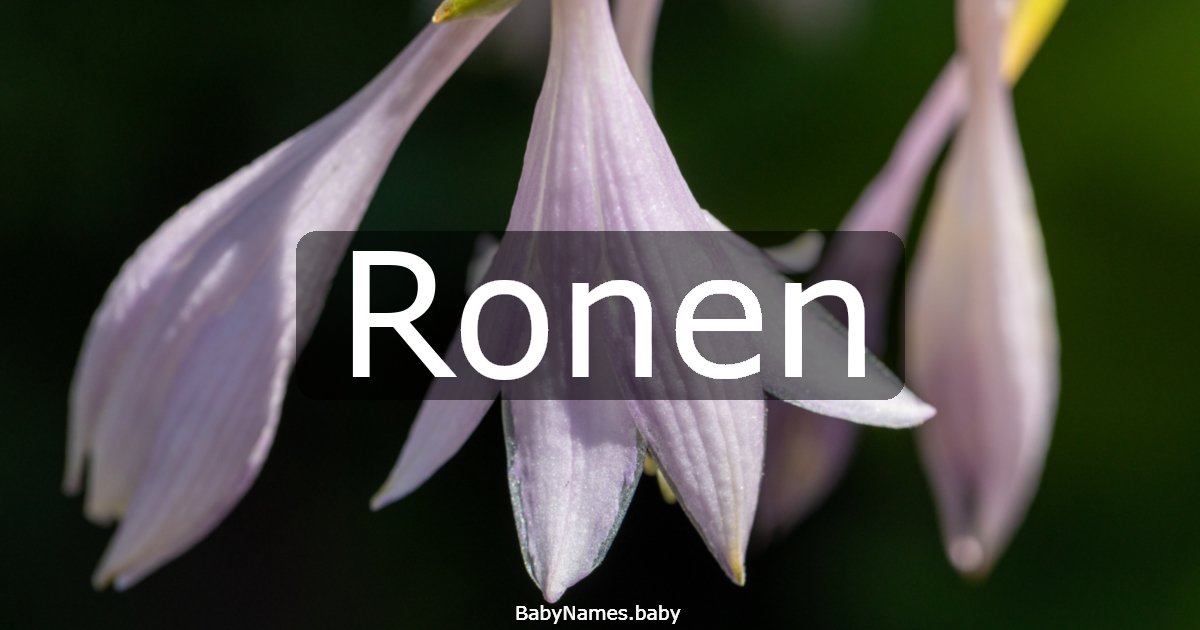 Ronen