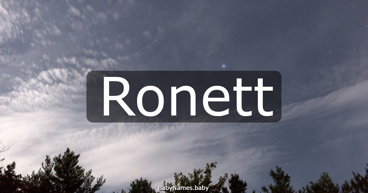 Ronett